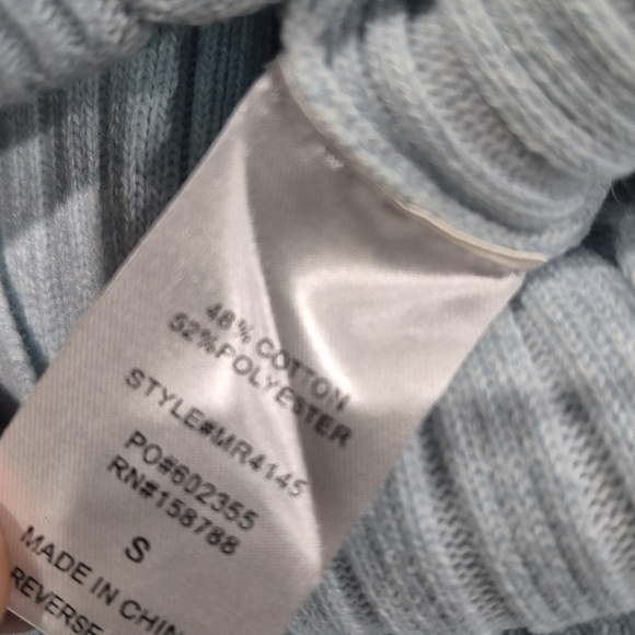 MARBLE Sky Blue Ribbed Fabric - Picture 9 of 11